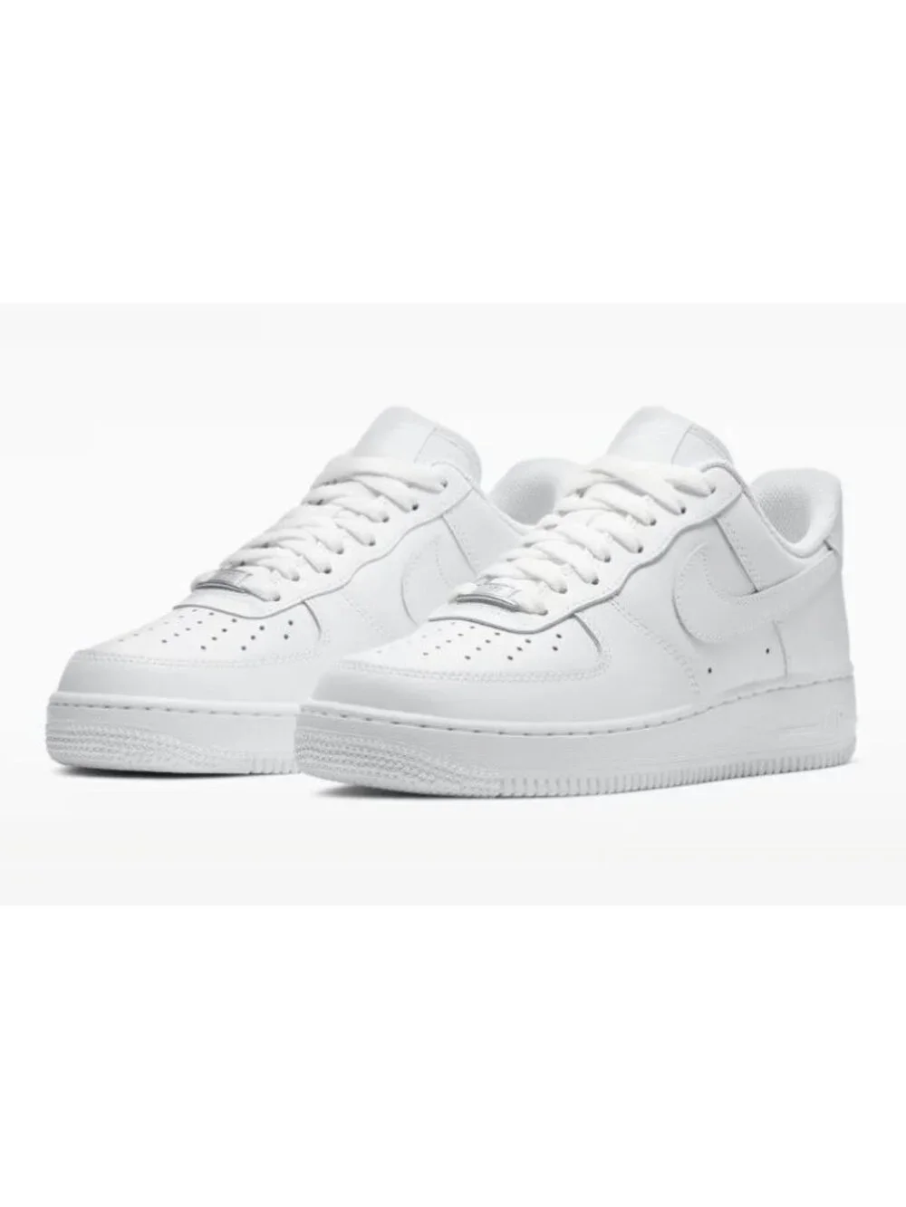 NIB Nike Air Force 1 '07 All White Sneakers Women's US 10 EU 40